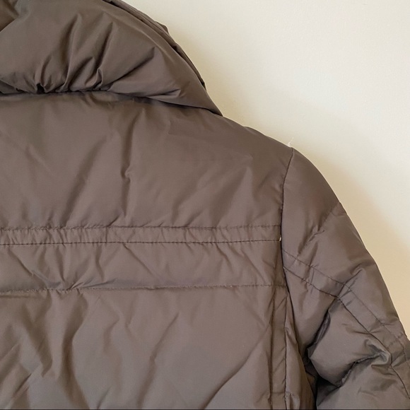 Jacob women’s brown down filled puffer coat parka size Medium - Picture 4 of 12
